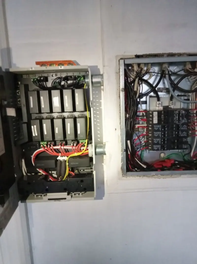 Electrical panel upgrade completed for Landscape Lighting Installation in Sweden